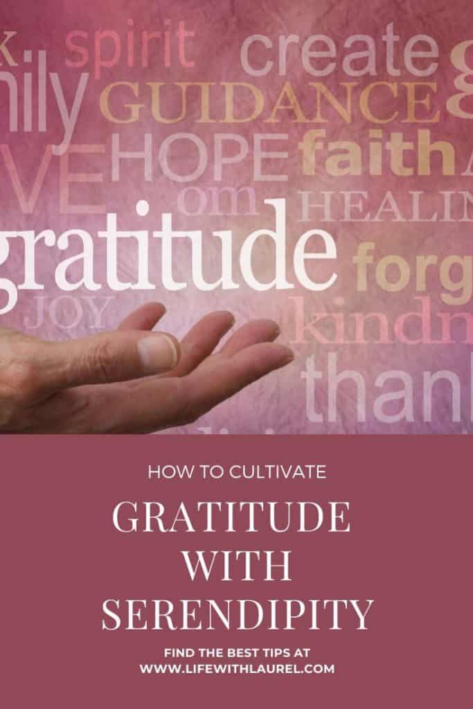 Tips on how to have gratitude with serendipity. Be kind to others to find gratitude and serendipity