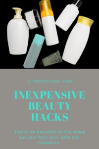 Here is a list of inexpensive beauty hacks you can use in a pinch. See these beauty tips for your hair, skin, nails, and cosmetics.