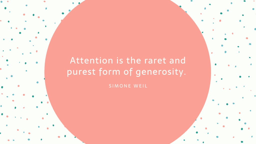 quote to practice generosity